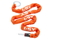 i:SY Schlosskette/Einsteckkette 130cm lang orange