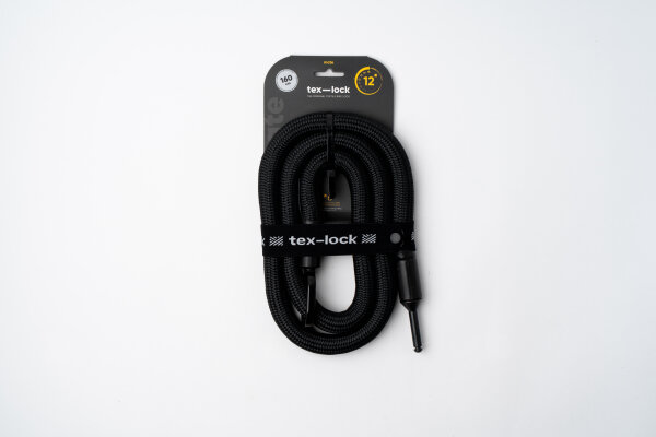TEXLOCK Textilschloss LOCK MATE Einsteckkette 160cm schwarz