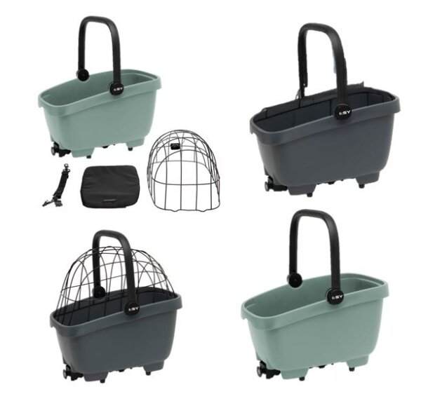 i:SY Zubehör - Gepäckträger-Korb CLIPPER 32 Liter
