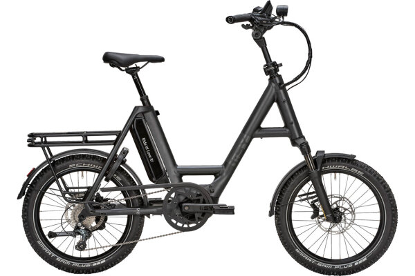 i:SY 20" E-Bike S10 Adventure 10-Gg Shim. Deore Federgabel BOSCH 545 Wh SMART Performance CX / KIOX 300 pepper black