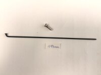 i:SY Speiche 179 mm x 2,0 Niro schwarz für i:SY...