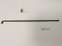 i:SY Speiche 137 mm x 2,0 Niro schwarz für i:SY N3.8