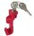 KLICKfix Adapter-Taste mit Schloss rot